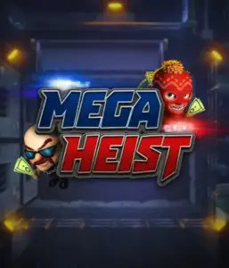 Get ready for the thrilling world of Mega Heist slot by Relax Gaming, highlighting mischievous characters ready to undertake a big score. This image captures the drama of the heist with its striking logo and a mysterious vault backdrop. Perfect for players looking for a heist adventure, delivering a captivating escape. 